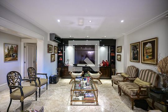 Sala de apartamento à venda com 3 quartos, 226m² em Panamby, São Paulo