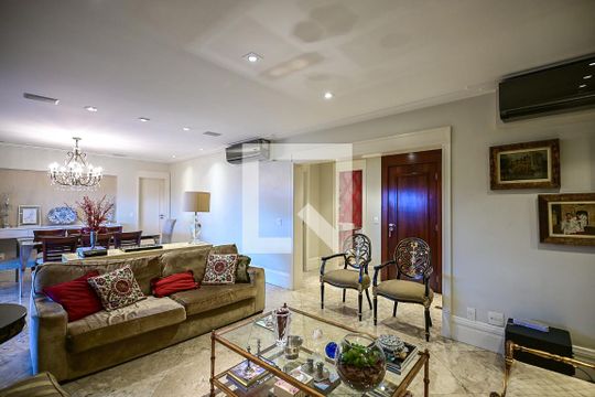 Sala de apartamento à venda com 3 quartos, 226m² em Panamby, São Paulo