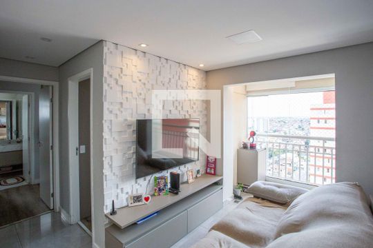 Sala de apartamento à venda com 2 quartos, 56m² em Centro, Diadema