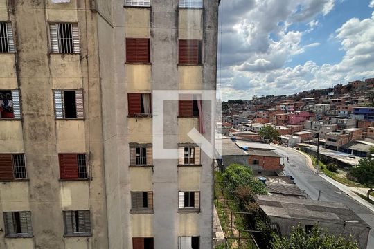Quarto 1 Vista de apartamento à venda com 2 quartos, 53m² em Jardim Santo André Cdhu, Santo André