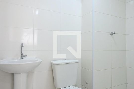 Banheiro Suíte  de apartamento à venda com 1 quarto, 24m² em Vila Nova das Belezas, São Paulo