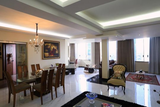 Sala de apartamento para alugar com 4 quartos, 203m² em Novo São Lucas, Belo Horizonte