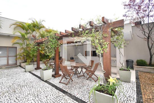 Área comum - Churrasqueira de kitnet/studio para alugar com 1 quarto, 38m² em Bairro Alto, Curitiba