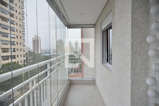 Varanda Goumert de apartamento à venda com 2 quartos, 54m² em Vila Leopoldina, Santo André