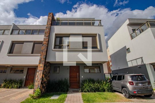 Fachada da Casa de casa de condomínio à venda com 3 quartos, 210m² em Jardim Itu, Porto Alegre