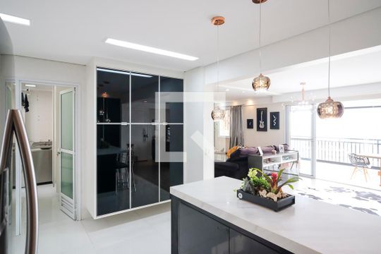 Cozinha de apartamento à venda com 3 quartos, 172m² em Jardim São Caetano , São Caetano do Sul