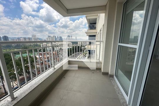 Varanda da Sala de apartamento à venda com 1 quarto, 55m² em Jardim Esperanca, Barueri