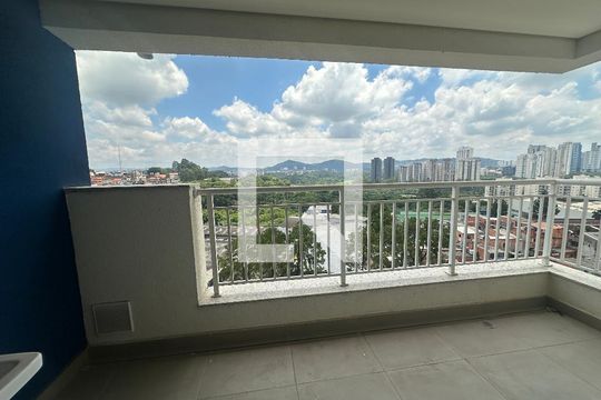 Varanda da Sala de apartamento à venda com 1 quarto, 55m² em Jardim Esperanca, Barueri