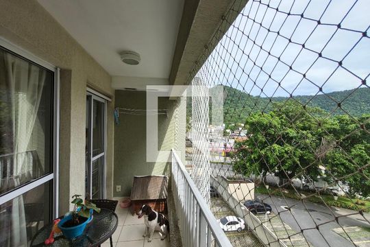 Varanda Sala de apartamento à venda com 2 quartos, 60m² em Jacarepaguá, Rio de Janeiro
