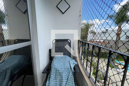 Varanda da Sala de apartamento à venda com 2 quartos, 56m² em Jaguaré, São Paulo