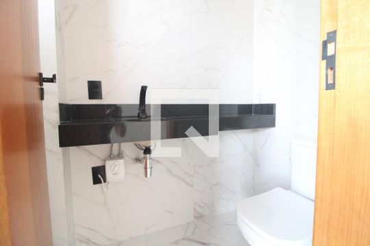 Banheiro da suíte 1 de apartamento à venda com 3 quartos, 155m² em Campininha, São Paulo