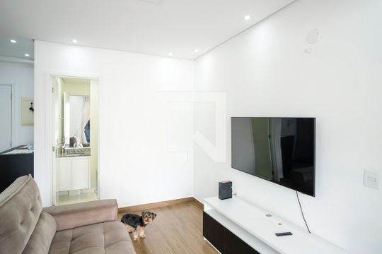 Sala de apartamento à venda com 1 quarto, 36m² em Rudge Ramos, São Bernardo do Campo