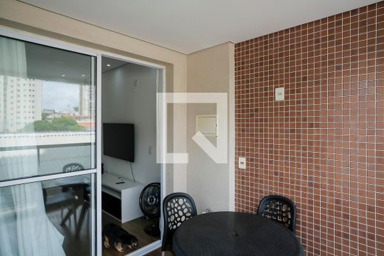 Varanda de apartamento à venda com 1 quarto, 36m² em Rudge Ramos, São Bernardo do Campo