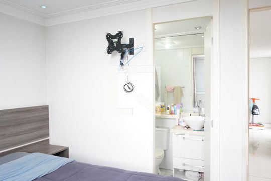 Suite  de apartamento à venda com 2 quartos, 64m² em Alto do Pari, São Paulo