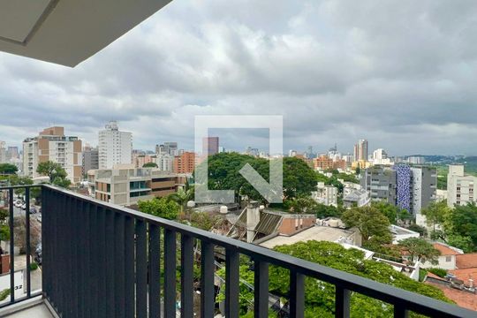 Varanda de apartamento à venda com 1 quarto, 60m² em Pinheiros, São Paulo