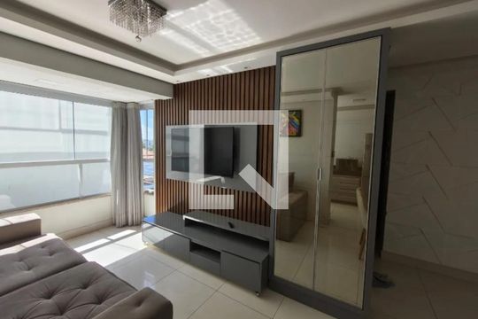 Sala de apartamento para alugar com 2 quartos, 92m² em Santa Mônica, Uberlândia