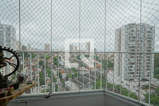 Varanda Cobertura de apartamento à venda com 3 quartos, 136m² em Vila Monumento, São Paulo