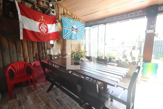 Área comum - Salão de festas de casa à venda com 4 quartos, 182m² em Guarani, Novo Hamburgo