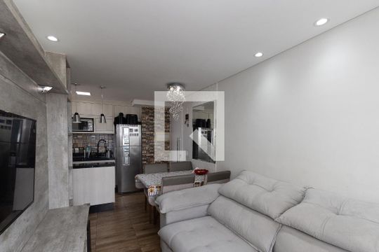 Sala  de apartamento à venda com 2 quartos, 48m² em Parque Edu Chaves, São Paulo