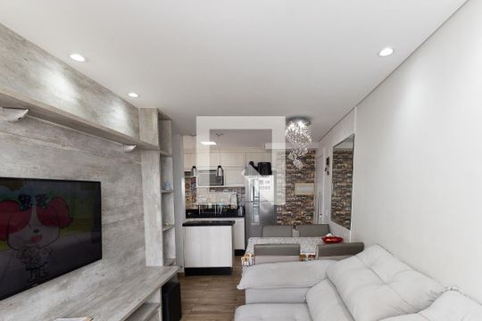 Sala de apartamento para alugar com 2 quartos, 48m² em Parque Edu Chaves, São Paulo
