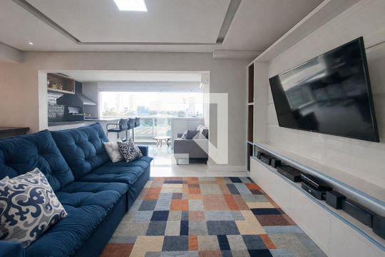 Sala de apartamento à venda com 3 quartos, 125m² em Industrial Autonomistas, Osasco