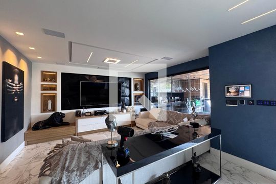 Sala de casa à venda com 4 quartos, 383m² em Recreio dos Bandeirantes, Rio de Janeiro