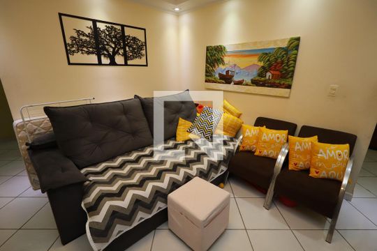 Sala de TV de apartamento à venda com 3 quartos, 73m² em Jardim do Estádio, Santo André