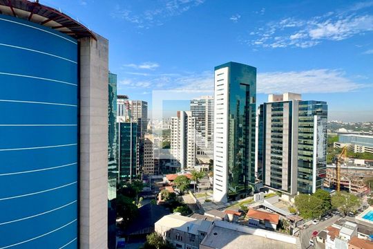 Vista da Varanda de kitnet/studio à venda com 1 quarto, 24m² em Pinheiros, São Paulo