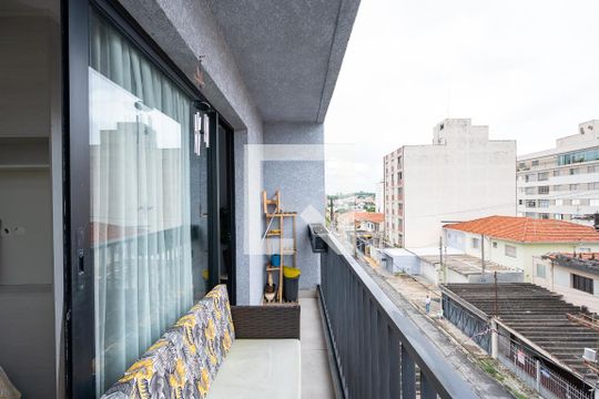 Varanda de kitnet/studio à venda com 1 quarto, 36m² em Mirandópolis, São Paulo