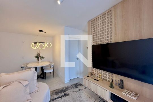 Sala de apartamento à venda com 2 quartos, 68m² em Jardim Caravelas, São Paulo