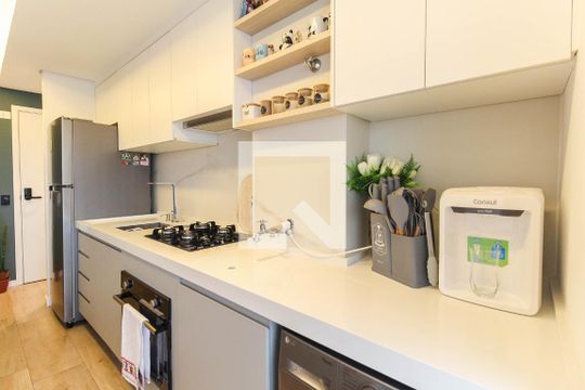 Sala - Cozinha de apartamento à venda com 2 quartos, 46m² em Itaquera, São Paulo