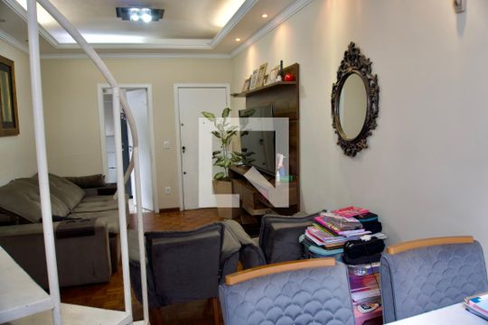 Sala de apartamento à venda com 4 quartos, 140m² em Cinquentenario, Belo Horizonte