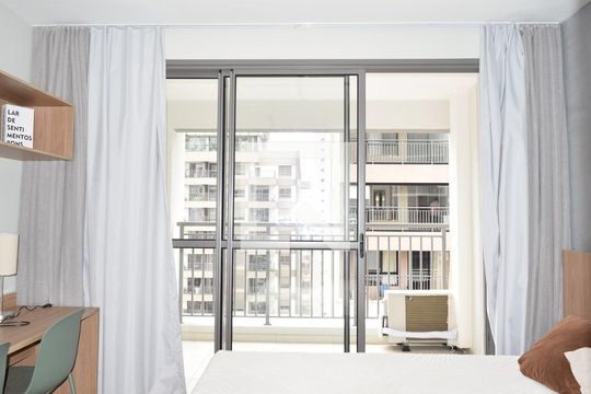Estúdio - quarto de kitnet/studio à venda com 1 quarto, 27m² em Pompeia, São Paulo