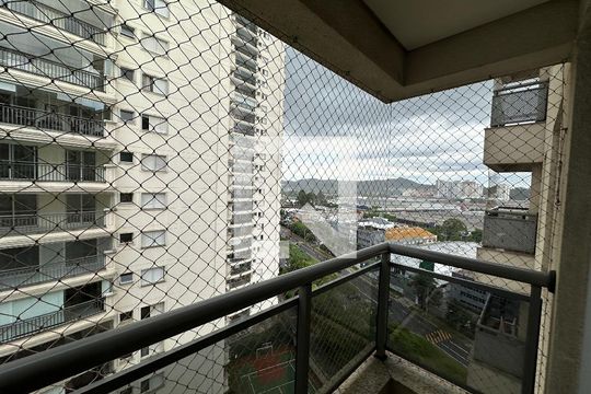 Varanda da Sala de apartamento para alugar com 1 quarto, 49m² em Alphaville Industrial, Barueri