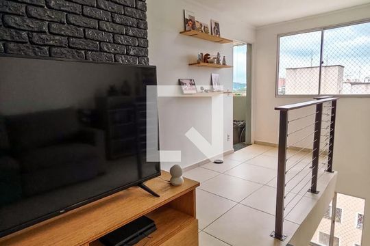 Sala de apartamento à venda com 2 quartos, 91m² em Parque Sao Vicente, Santo André