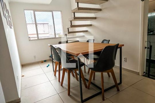 Sala de jantar de apartamento à venda com 2 quartos, 91m² em Parque Sao Vicente, Santo André