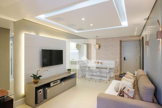 Sala de apartamento à venda com 2 quartos, 74m² em Santa Paula, São Caetano do Sul