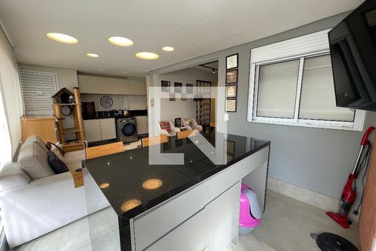 Varanda da Sala de apartamento à venda com 2 quartos, 87m² em Jaguaré, São Paulo