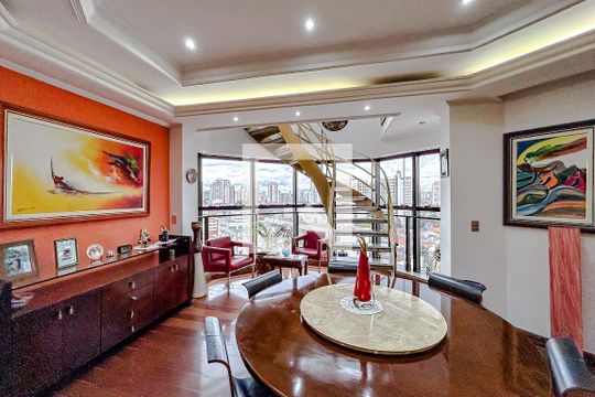 Sala de Jantar de apartamento à venda com 4 quartos, 330m² em Vila Gomes Cardim, São Paulo