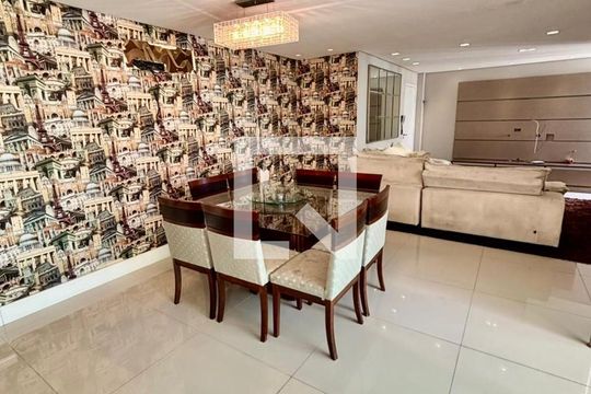 Sala de jantar de apartamento à venda com 4 quartos, 253m² em Chácara Agrindus, Taboão da Serra