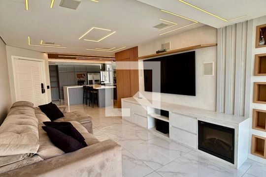Sala de apartamento à venda com 4 quartos, 253m² em Chácara Agrindus, Taboão da Serra