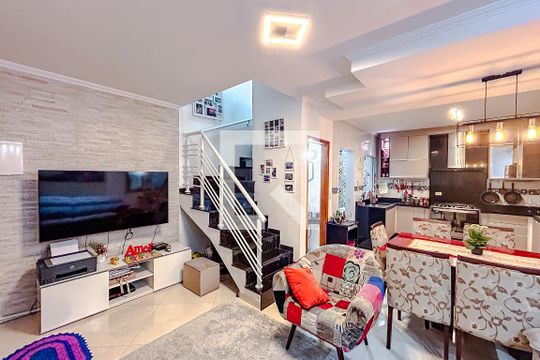 Sala de casa de condomínio à venda com 3 quartos, 141m² em Penha de França, São Paulo