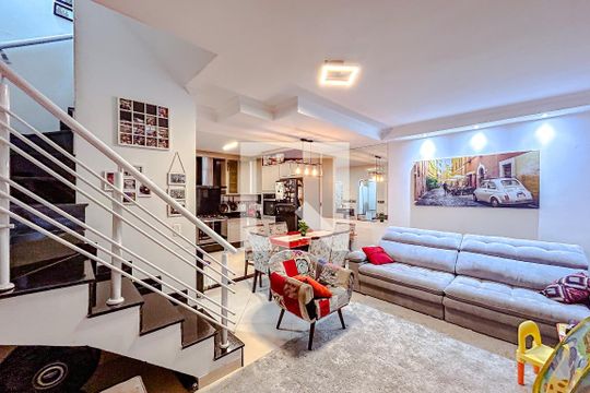 Sala de casa de condomínio à venda com 3 quartos, 141m² em Penha de França, São Paulo