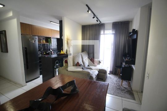 Sala de apartamento à venda com 2 quartos, 56m² em Jk, Contagem
