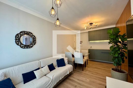 Sala de apartamento à venda com 2 quartos, 59m² em Picanço, Guarulhos