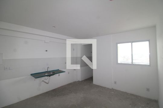 Sala / Cozinha de apartamento à venda com 1 quarto, 39m² em Piqueri, São Paulo