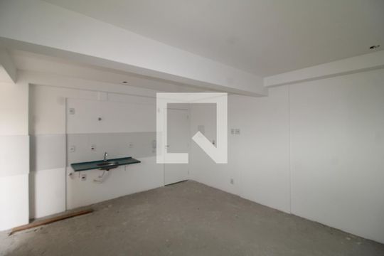 Sala / Cozinha / Área de Serviço de apartamento à venda com 1 quarto, 37m² em Piqueri, São Paulo