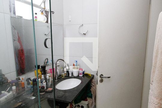 Banheiro da Suíte 1 de apartamento à venda com 3 quartos, 115m² em Buritis, Belo Horizonte