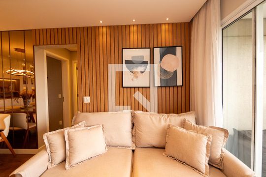 Sala_Cozinha - Conjugada de apartamento para alugar com 2 quartos, 70m² em Melville Empresarial Ii, Barueri