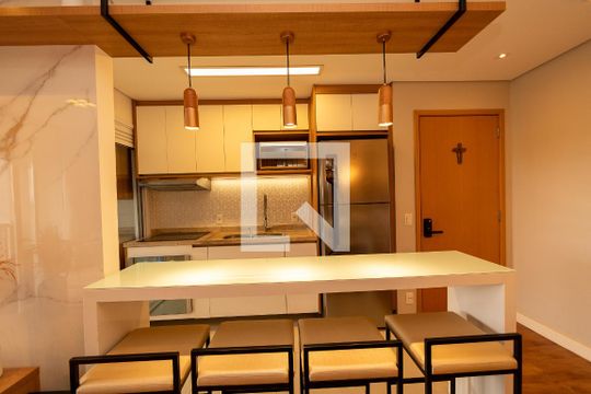 Sala_Cozinha - Conjugada de apartamento para alugar com 2 quartos, 70m² em Melville Empresarial Ii, Barueri